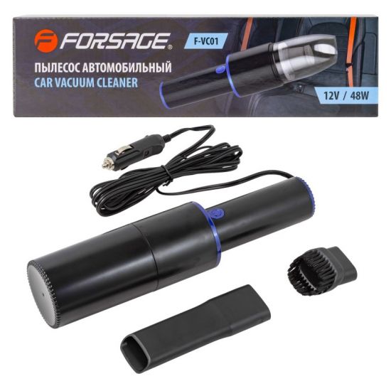 Пылесос автомобильный F-VC01 12 V/48 W Forsage F-VC01 30204