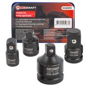 Набор адаптеров ударных 4пр(3/8"(F)x1/2"(M),1/2"(F)x3/8"(M),1/2"(F)x3/4"(M),3/4"(F)x1/2"(M),в ложем 52745 FK-4048MPB