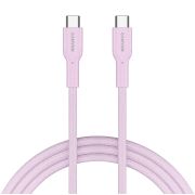 CANYON cable OnWire 60CL C-C 60W COLOR Braided 1m Pink