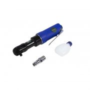 Пневмотрещотка с прорезиненной рукояткой 36Нм, 1/4''(потребление 77л/мин, 240 об/мин, L-200мм,6.3Bar,штуцер 1/4") Rock FORCE RF-RP7414 50373