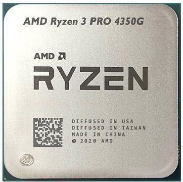 Процессор CPU AM4 AMD Ryzen 3 PRO 4350G TRAY <3.8GHz ( до 4.0GHz) , 65W, 4/8)