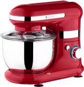 Миксер планетарный ARDESTO KSTM-8042, 800Вт, 6 режимов, 3 насадки, красный