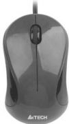 Мышь A4tech N-321 GREY Оптическая USB 1000 dpi <Cable 150cm>