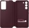 Чехол для Galaxy S22 Smart Clear View Cover EF-ZS901CEEGRU, burgundy