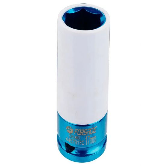 Головка ударная глубокая для литых дисков с защитным кожухом  17мм, 1/2" 61713 F-4457917C