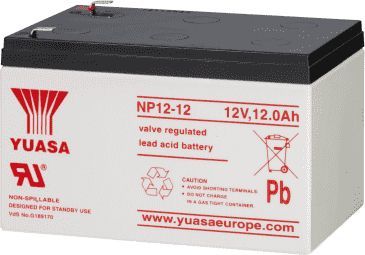 Батарея, SVC, 12V, 12Ah, NP 12-12, size mm.: 150*98*95