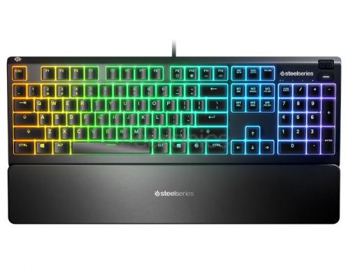 Клавиатура игровая Steelseries  Apex 3 RU 64805 черный