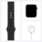 Apple Watch SE GPS, 44mm Space Gray Aluminium Case with Black Sport Band - Regular, Model A2352