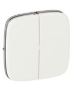 Legrand 755025 VLN-a БЕЛ Клав Выкл 2-клавишн