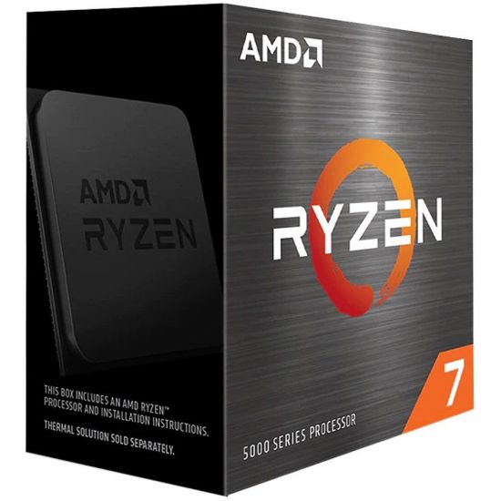 Процессор AMD Ryzen 7 5800X 3,8Гц (4,7ГГц Turbo) Zen 3 8-ядер 16 потоков, 4MB L2, 32MB L3, 105W, AM4, 100-100000063WOF