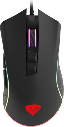 Мышь GENESIS KRYPTON 770 черный оптическая (12000dpi) USB игровая RGB