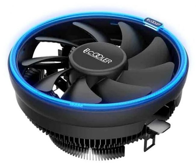 Кулер для процессора Pccooler E126MB  цвет подсветки голубой