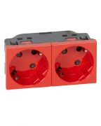 Legrand 077281 Msc Роз. 2Х2К З н.ст. 45° бл.