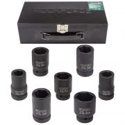 Набор головок ударных глубоких 1" 7пр. (6гр.) (24,27,30,32,36,41,46мм) 55004 RF-8072-5MPB
