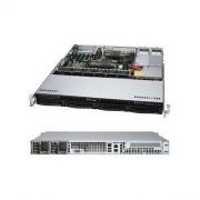 Supermicro Chassis CSE-813MF2TQC-R804CB, 1U, 4 x 3.5" hot swap bays, 1 x FHFL expansion slot, 800W Platinum RPS