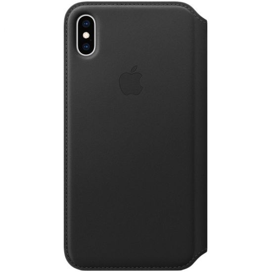 iPhone XS Max Leather Folio - Black, Model