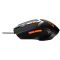 Optical Gaming Mouse with 6 programmable buttons, Pixart optical sensor, 4 levels of DPI and up to 3200, 3 million times key life, 1.65m PVC USB cable,rubber coating surface and colorful RGB lights, size:125*75*38mm, 140g