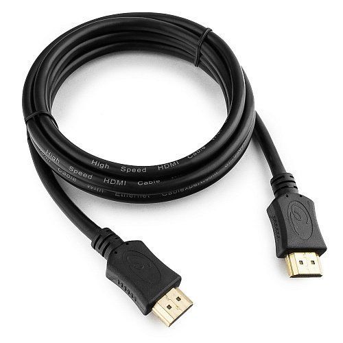 Кабель HDMI Cablexpert CC-HDMI4L-6, 1.8м, v1.4, 19M/19M, серия Light, черный, позол.разъ, экр, пакет