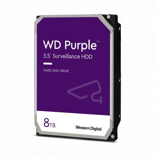 Жесткий диск для видеонаблюдения HDD  8Tb Western Digital Purple SATA3 128Mb 5640rpm 3,5" WD84PURZ