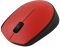 Мышь беспроводная Logitech M171 Red (красная, оптическая, 1000dpi, 2.4 GHz/USB-ресивер)