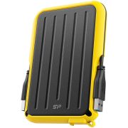 Silicon Power Armor - A66 1TB Portable HDD USB 3.2 Gen 1 Yellow, Certificate MIL-STD 810F 516.5/IV, Water-resistant IPX4, 360˚ bumper