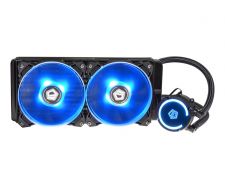 Жидкостная система охлаждения ID-Cooling AURAFLOW 240 <LED RGB, Intel 2011/1366/1151/1150/1155/1156/775, AMD, FAN120*2, TDP200W>
