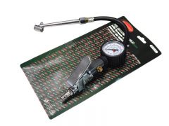 Пистолет для подкачки шин с манометром и наконечником для груз. колес(0-15bar),в блистере ROCKFORCE RF-STG-04 26664