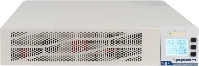 ИБП Ippon Na+ RTA 3000 3000W/Rack online/батарея 12V 4,8Ah*6/USB-B /RS-232/EPO/8 IEC/ЖК-дисплей/поддержка SNMP/Белый