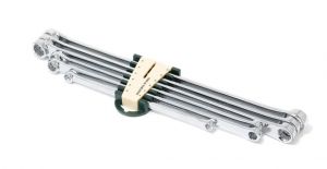 Набор ключей накидных экстра длинных, 6 предметов(8х10, 11х13, 12х14, 15х17, 16х18, 19х21мм), в пластиковом держателе ROCKFORCE RF-50622 19354