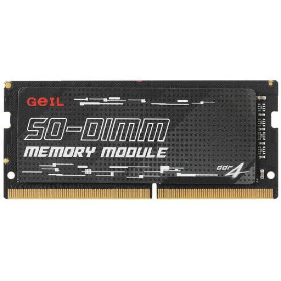 Оперативная память для ноутбука 8GB DDR4 3200MHz GEIL PC4-25600 SO-DIMM 1.2V 22-22-22-52 GS48GB3200C22S