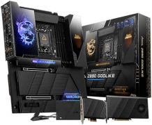 Сист.плата MSI MEG Z890 GODLIKE, Z890, LGA1851, 4xDDR5, 2xPCI-E x16, PCI-E x4, M2, SATA, Thunderbolt, 10Gb NIC,WIFI7,BOX