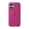 iPhone 16 Silicone Case with MagSafe - Fuchsia,Model A3313