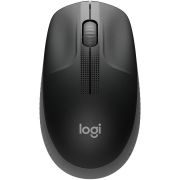 LOGITECH M190 Full-size wireless mouse - CHARCOAL - 2.4GHZ - EMEA - M190