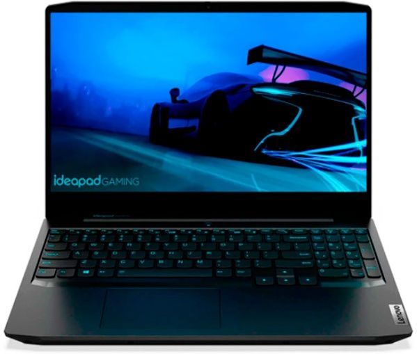 Ноутбук Lenovo IdeaPad Gaming 3 15ACH6 / 15.6FHD / Ryzen 5 5600H / 8Gb / 512Gb / GeForce RTX 3050 4Gb / Black / Dos (82K200H1RK)