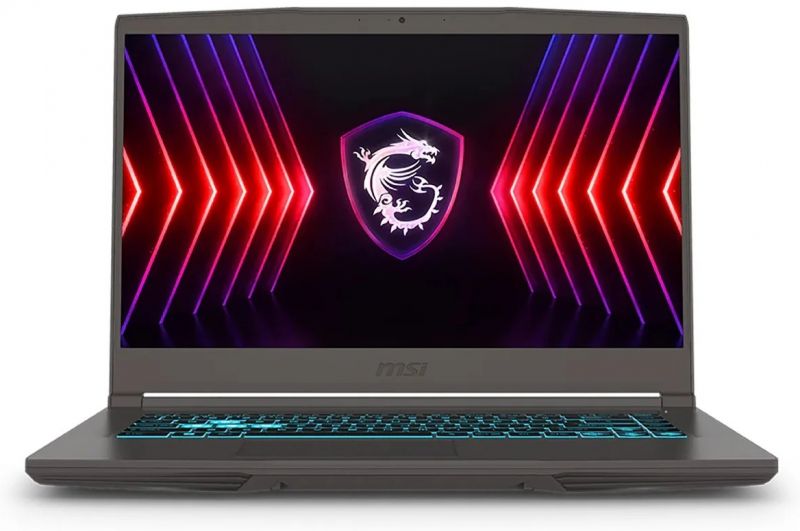 Игровой Ноутбук MSI Thin 15 B12UC-2493XKZ, 15.6" FHD, IPS, 144Hz, Core i5-12450H 2.0GHz-4.0GHz/ 16GB DDR4(8GB*2)/ 512GB*1 NVMe SSD/ RTX™ 3050 4Gb/Dos/ Cosmos Gray