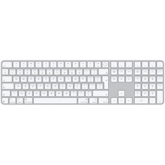 Magic Keyboard with Touch ID and Numeric Keypad for Mac models with Apple silicon - Russian - White Keys,Model A3119