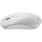 2.4GHz Wireless Rechargeable Mouse with Pixart sensor, 4keys, Silent switch for right/left keys,DPI: 800/1200/1600, Max. usage 50 hours for one time full charged, 300mAh Li-poly battery, Pearl-White, cable length 0.6m, 116.4*63.3*32.3mm, 0.075kg
