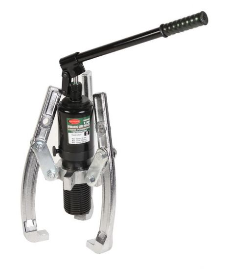 Съемник двух-трехлапый переставной гидравлический 5т(Ø захвата:50-200мм,мах. глубина захвата-140мм,ход штока-50мм)в кейсе ROCKFORCE RF-6590605H 16132