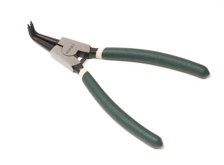 Съемник стопорных колец гнутый на разжим(90°,L-200мм),в блистере ROCKFORCE RF-609200SB 28529