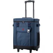 Термосумка на колёсах 2E Picnic 50л, синяя