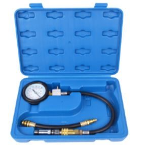 Компрессометр для бензиновых двигателей (0-21bar)4 пр. в кейсе. 15670       RF-907G09