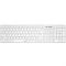 Genius SlimStar 126 wired keyboard ( 12 Multimedia Function Keys and 4 dedicated Hotkeys for Quick Commands, Ultra-Slim Keycaps ), white color