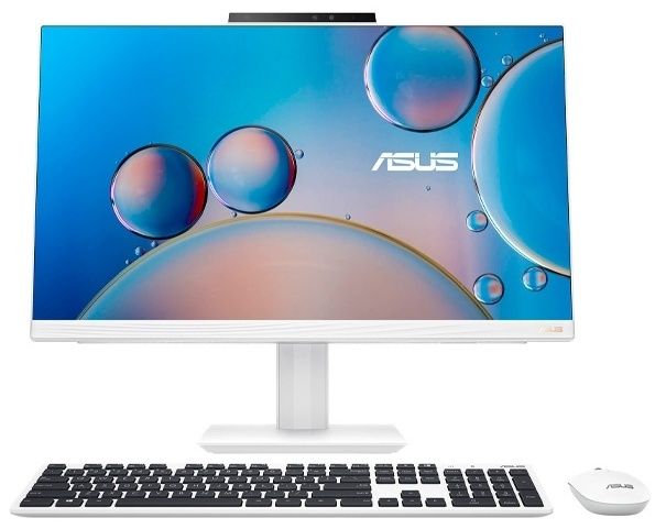 Моноблок Asus 90PT03J1-M00PW0 A5402WVAK-WA0350 23,8'' FHD (1920 x 1080) IPS/Intel Core i5-1340P 1.9GHz 12Cores/16GB/512GB/Integrated/Wi-Fi 6E/BT5.3/1080P HD Camera/Wireless mouse+keyboard/NoOS/1Y/White