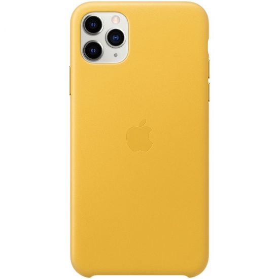 iPhone 11 Pro Max Leather Case - Meyer Lemon