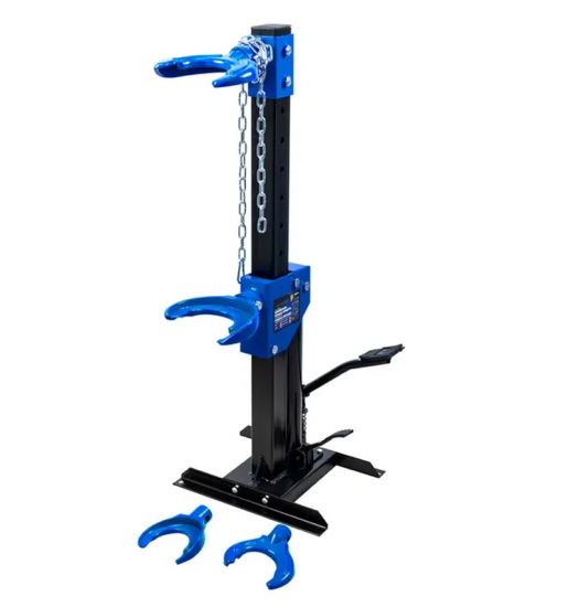 Стяжка пружин гидравлическая напольная, 1т. 60735 F-1555