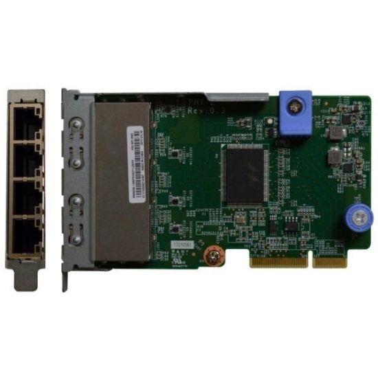Сетевой адаптер Lenovo ThinkSystem 1Gb 4-port RJ45 LOM /