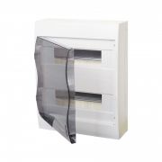 Корпус навесной SE Easy9 2 ряда/24 модуля с прозрачной дв