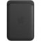 iPhone Leather Wallet with MagSafe - Black
