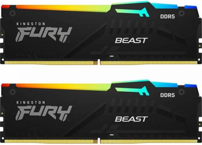 Комплект модулей памяти Kingston FURY Beast RGB XMP KF560C30BBAK2-32 32GB (Kit 2x16GB) 6000MHz Комплект модулей памяти Kingston FURY Beast RGB XMP KF560C30BBAK2-32 32GB (Kit 2x16GB) 6000MHz