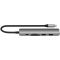 SATECHI 6-in-1 USB-C Slim Multiport Adapter (Space Grey)